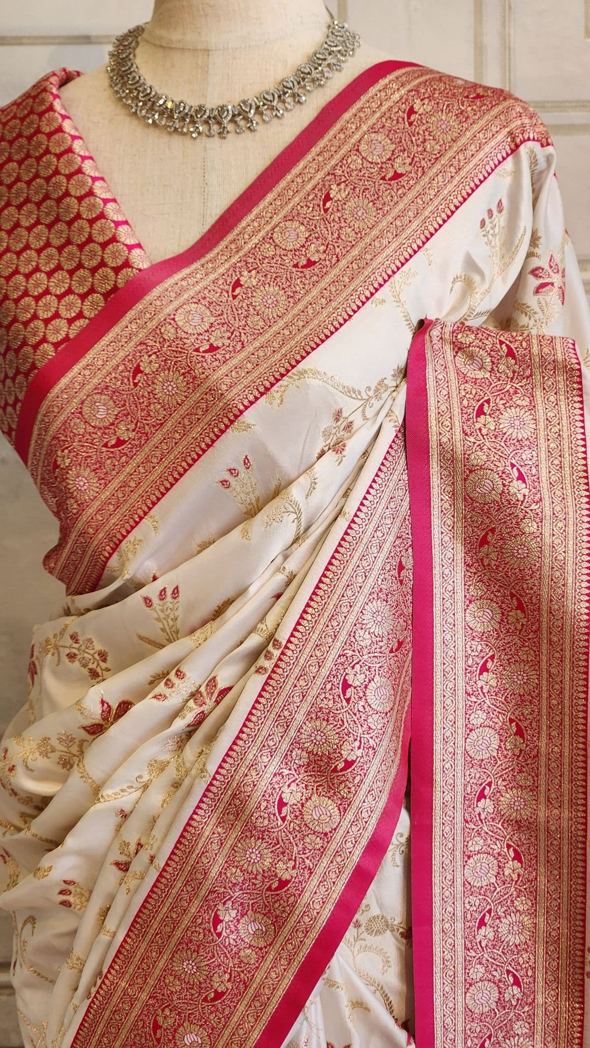 Contemporary Silk Drape - Modern Festive