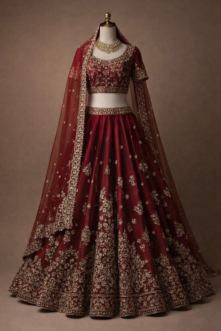 Rich Embroidered Lehenga - Festive Edit